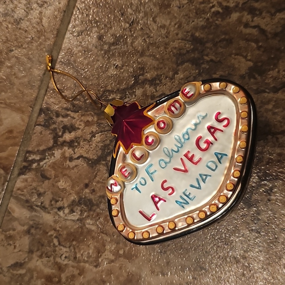 Las Vegas Vintage Christmas Ornament (Always Keep In Bubble Wrap)